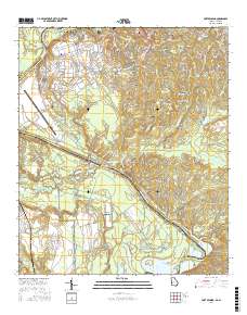 Fort Benning 2017 topographic map thumbnail