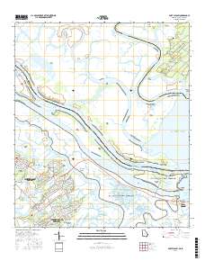Fort Pulaski 2017 topographic map thumbnail