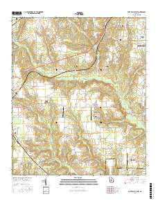 Fort Valley East 2017 topographic map thumbnail
