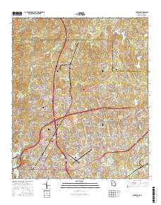 Fortson 2017 topographic map thumbnail