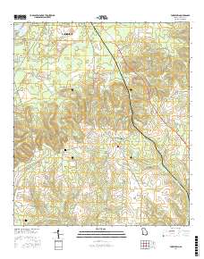 Fowlstown 2017 topographic map thumbnail