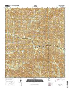 Glen Alta 2017 topographic map thumbnail