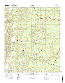Glennville NE 2017 topographic map thumbnail