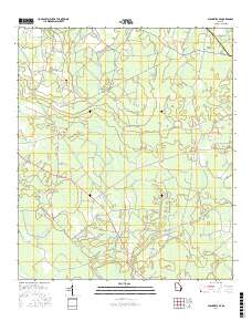 Glennville SE 2017 topographic map thumbnail