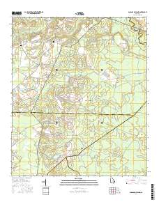 Glissons Millpond 2017 topographic map thumbnail