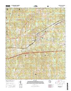 Greensboro 2017 topographic map thumbnail