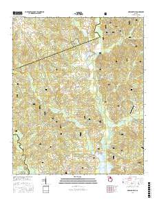 Greshamville 2017 topographic map thumbnail