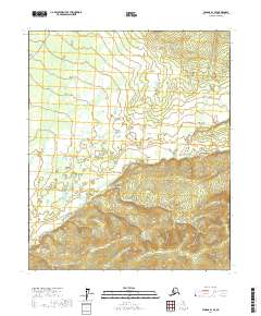 Tanana A-1 SE topographic map thumbnail