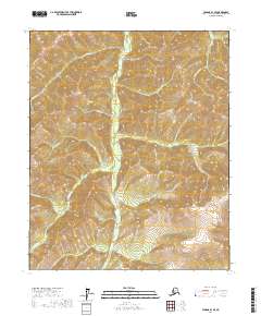 Tanana B-1 SE topographic map thumbnail