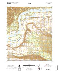 Tanana B-2 NE topographic map thumbnail