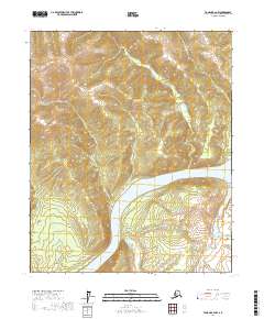 Tanana B-2 NW topographic map thumbnail