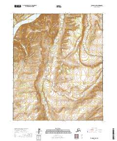 Tanana B-2 SW topographic map thumbnail