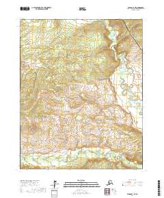 Tanana D-1 NE topographic map thumbnail