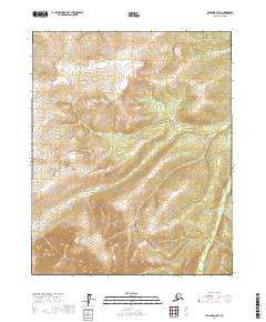 Tanana D-2 SW topographic map thumbnail