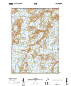 Tyonek A-8 SE topographic map thumbnail