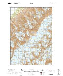 Tyonek A-8 SW topographic map thumbnail