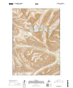Tyonek D-8 SW topographic map thumbnail