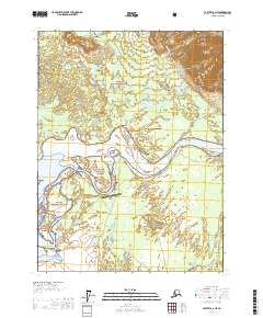 Yakutat A-2 NE 2017 topographic map thumbnail