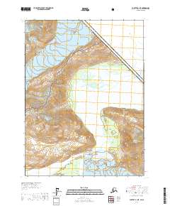 Yakutat B-1 NE 2017 topographic map thumbnail