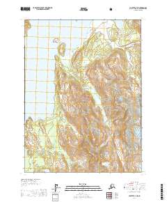 Yakutat B-3 NE 2017 topographic map thumbnail