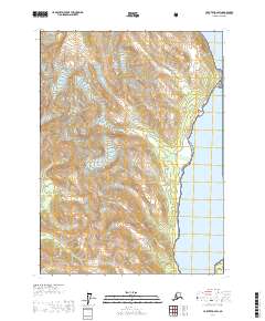 Yakutat D-4 SW 2017 topographic map thumbnail