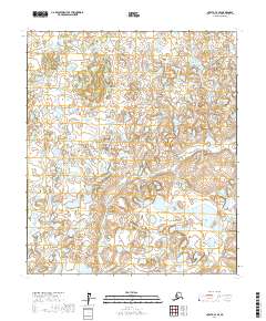 Nulato C-4 SE 2017 topographic map thumbnail
