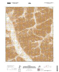 Philip Smith Mountains C-3 SE topographic map thumbnail