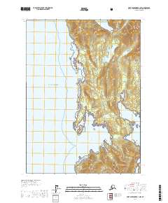 Port Alexander A-1 NW 2017 topographic map thumbnail