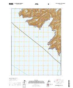 Port Alexander A-3 NE 2017 topographic map thumbnail