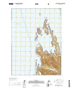 Port Alexander B-1 NW 2017 topographic map thumbnail