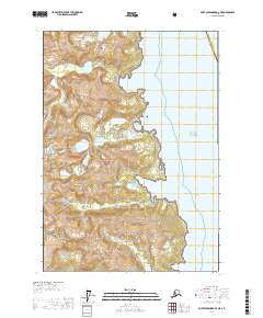 Port Alexander D-3 NE 2017 topographic map thumbnail