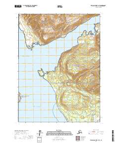 Bering Glacier A-1 SW topographic map thumbnail