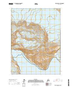 Bering Glacier A-2 NE topographic map thumbnail
