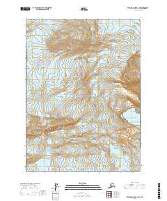 Bering Glacier A-2 NW topographic map thumbnail