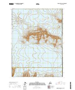 Bering Glacier B-1 NE topographic map thumbnail