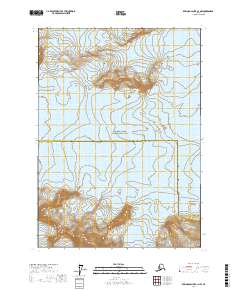Bering Glacier B-1 NW topographic map thumbnail