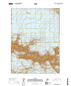 Bering Glacier B-2 NW topographic map thumbnail