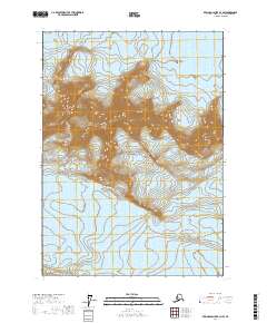 Bering Glacier B-3 NW topographic map thumbnail