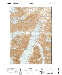 Bering Glacier D-2 SE 2017 topographic map thumbnail