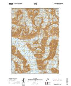 Bering Glacier D-2 SW 2017 topographic map thumbnail