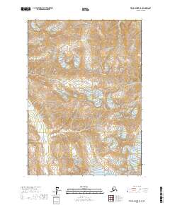 Bering Glacier D-3 NE 2017 topographic map thumbnail