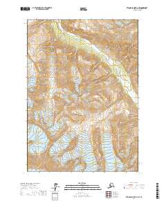 Bering Glacier D-3 NW 2017 topographic map thumbnail