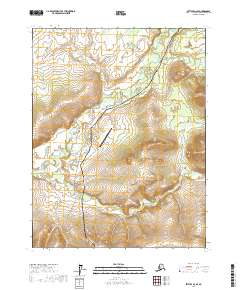 Bettles D-2 SE topographic map thumbnail