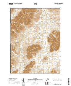 Goodnews Bay B-7 NW topographic map thumbnail