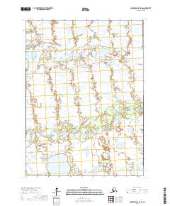 Goodnews Bay D-8 SE topographic map thumbnail