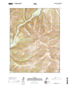 Chandalar A-1 NE topographic map thumbnail