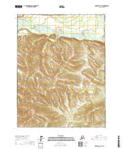 Chandalar A-1 SW topographic map thumbnail
