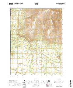 Chandalar A-2 NE topographic map thumbnail