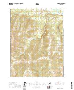 Chandalar A-2 SW topographic map thumbnail