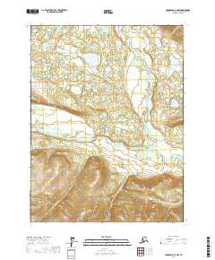 Chandalar A-3 NW topographic map thumbnail
